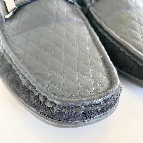 MG Shoes Black Driving Slip-On Men’s Loafers Size 7.5 - Picture 12 of 16